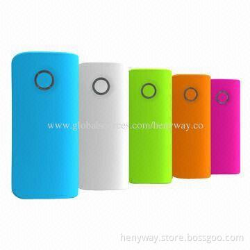 Lipstick Series Power Banks, Over-discharge Protection, Various Colors Available